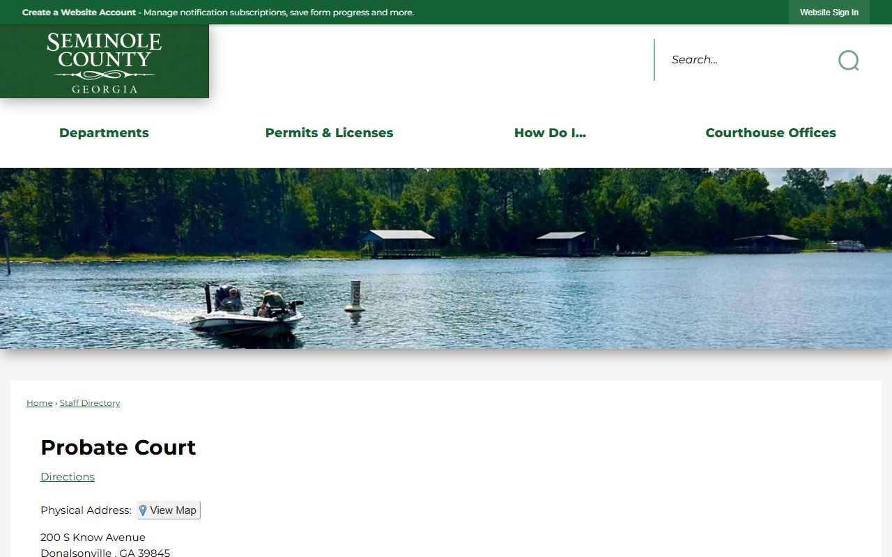 Seminole County Clerk of Superior Court records Probate Court directory source