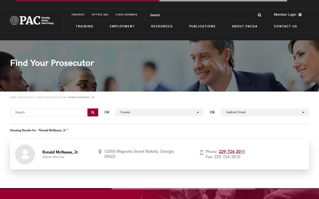 Seminole County criminal court records Pataula District Attorney profile